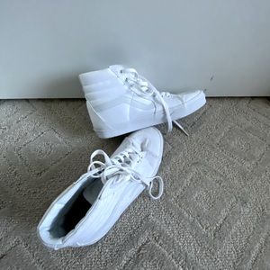 White Hightop Vans